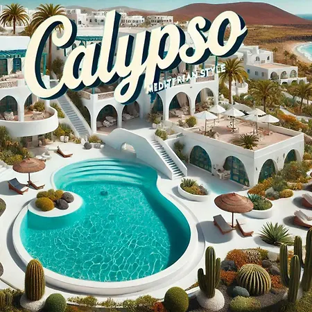 Apartment Calypso, Completo Con Vistas Al Mar Y A La Piscina En Costa Teguise